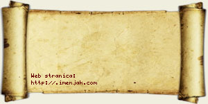 Jana Ivović vizit kartica